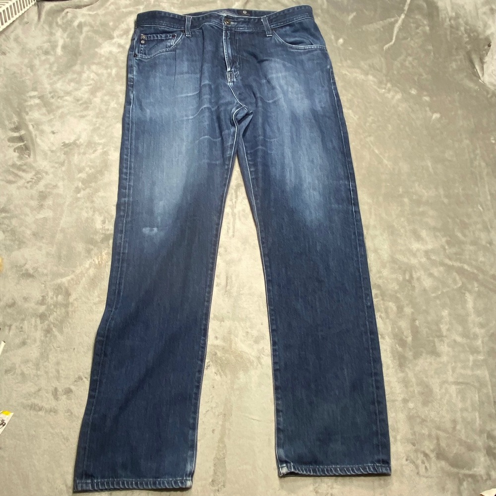 AG Jeans The Ives Men 38x34‎ Blue Modern Athletic Fit Denim Pants Casual Wear